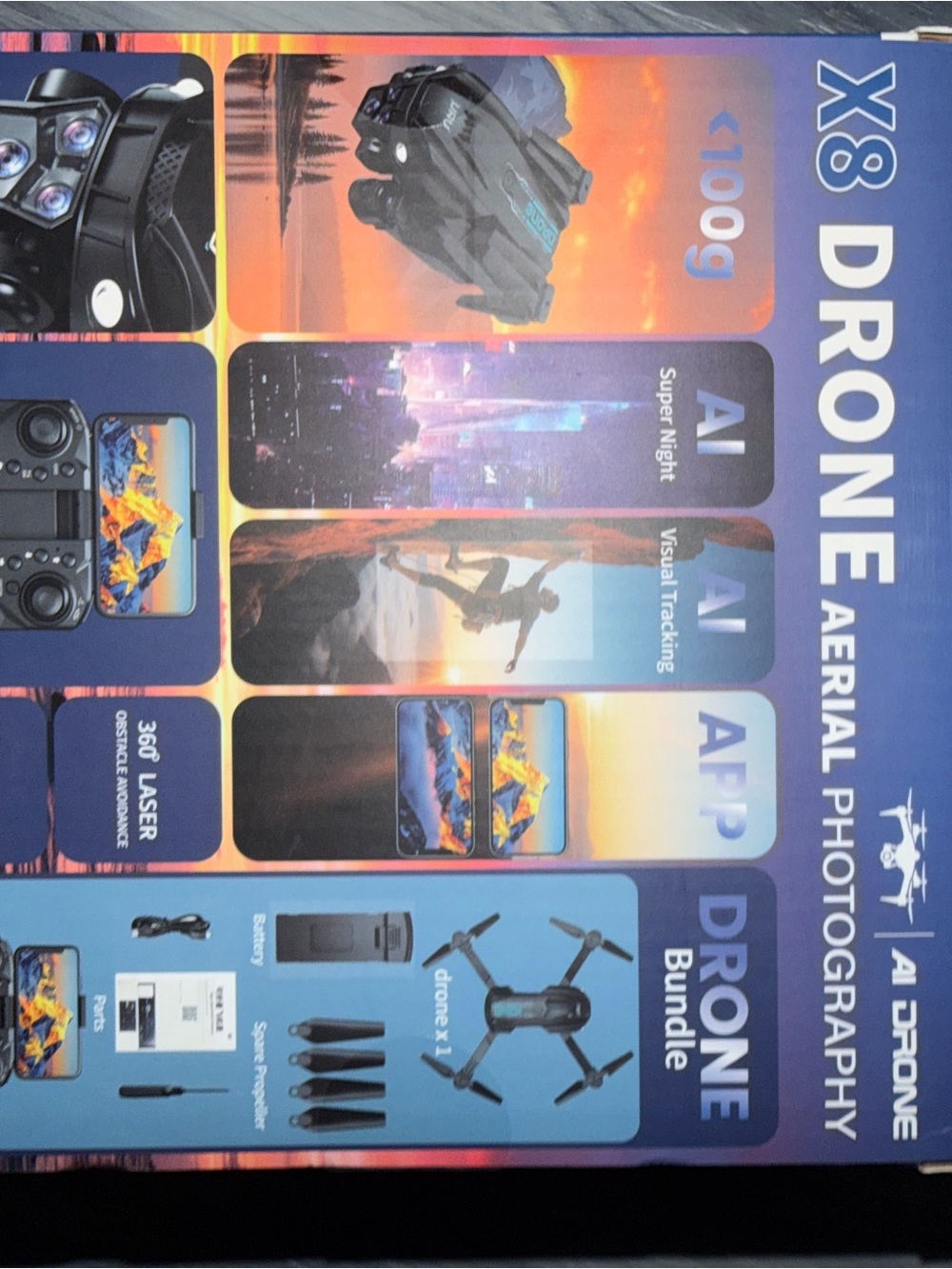 Aerial Photography Drone - Black